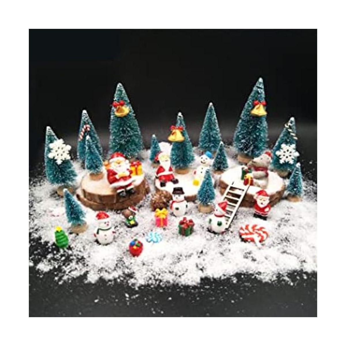 EMiEN 45 kits de adornos en miniatura de Navidad de