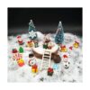 EMiEN 45 kits de adornos en miniatura de Navidad de