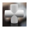 EPHECH Accesorios de codo de PVC cruzados de 34 pulgadas
