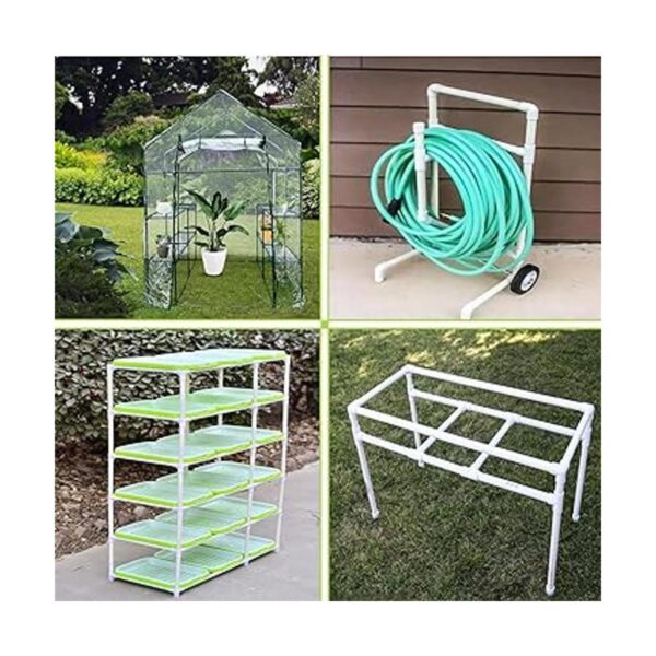 EPHECH Accesorios de PVC de 3 vías de 12 pulgadas 24