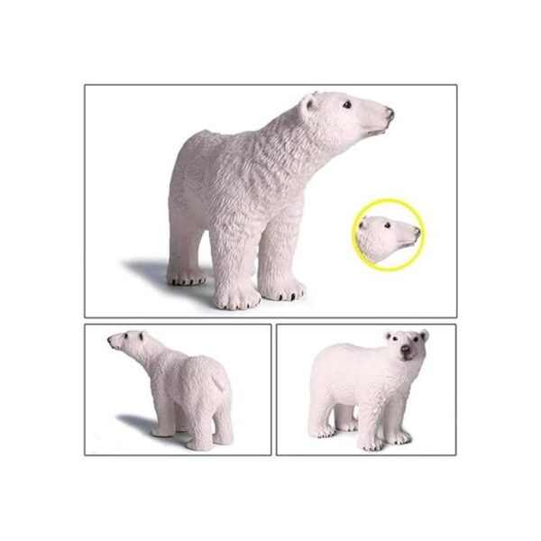 EOIVSH Paquete de 4 juguetes de animales árticos figura_2