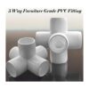 EPHECH Acoplamientos de codo de PVC de 5 vías de 34