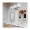 EPLIGUP Lámpara de tocador de baño de 3 luces con pantalla_5
