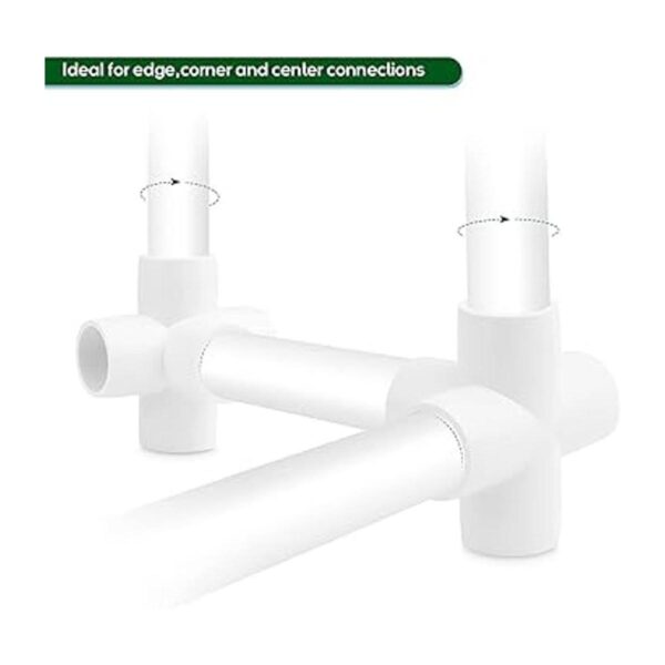 EPHECH Acoplamientos de codo de PVC de 5 vías de 34