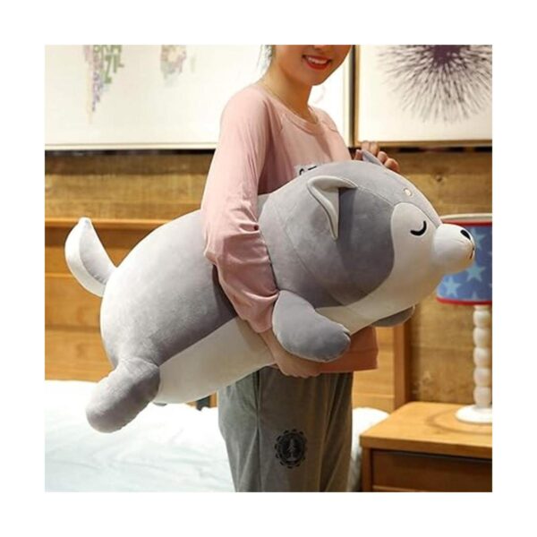 ERDAO Husky almohada de felpa animal de peluche Huskie