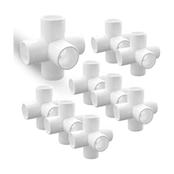 EPHECH Acoplamientos de codo de PVC de 5 vías de 34