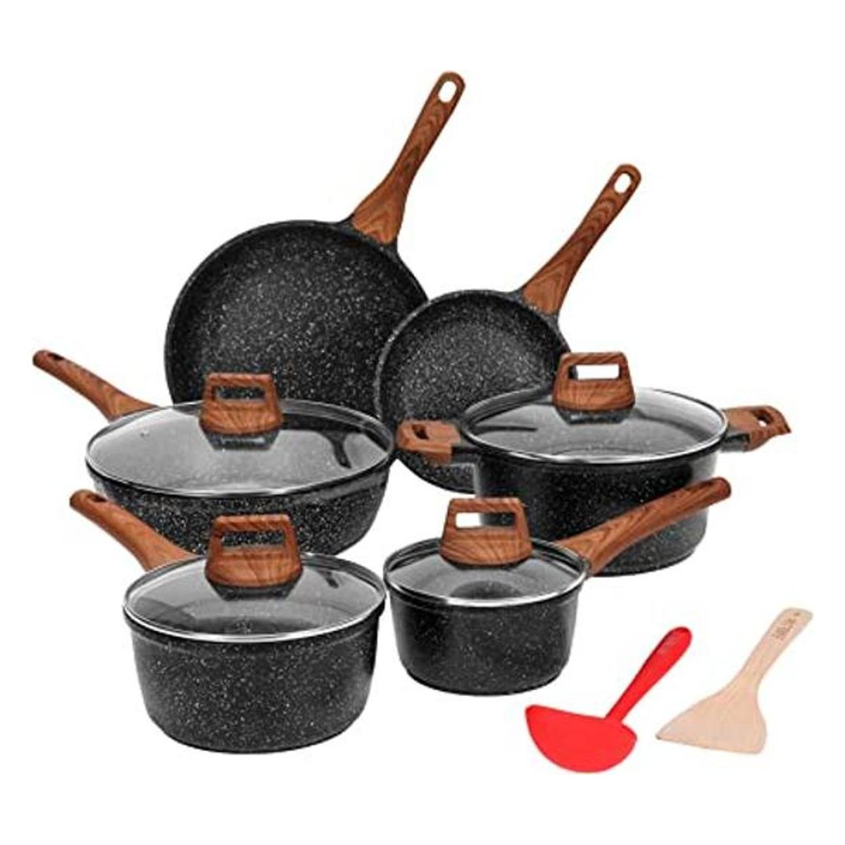 ESLITE LIFE Juego de utensilios de cocina de granito