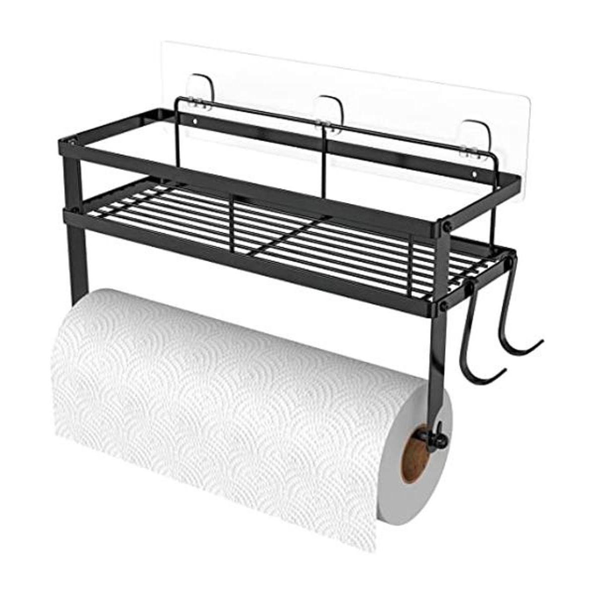 ESOW Soporte para toallas de papel con almacenamiento en