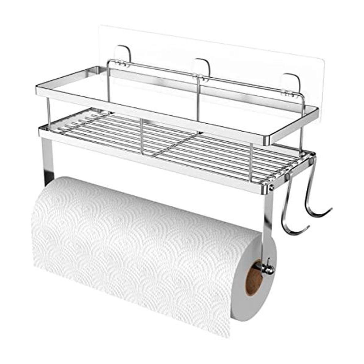 ESOW Toallero de papel con almacenamiento de estantes