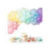 EUOPHYM Kit de guirnalda de globos pastel de 112 piezas_1