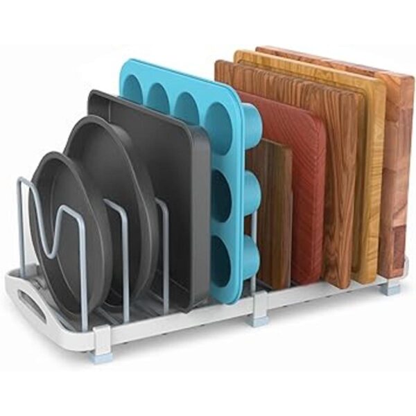 EVERIE Organizador de utensilios de cocina ajustable para_2