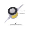EVISWIY Luz LED para máquina de coser 6 W 2 unidades