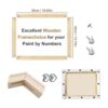 EVNEED Barras estiradoras de lona de 16 x 20 pulgadas