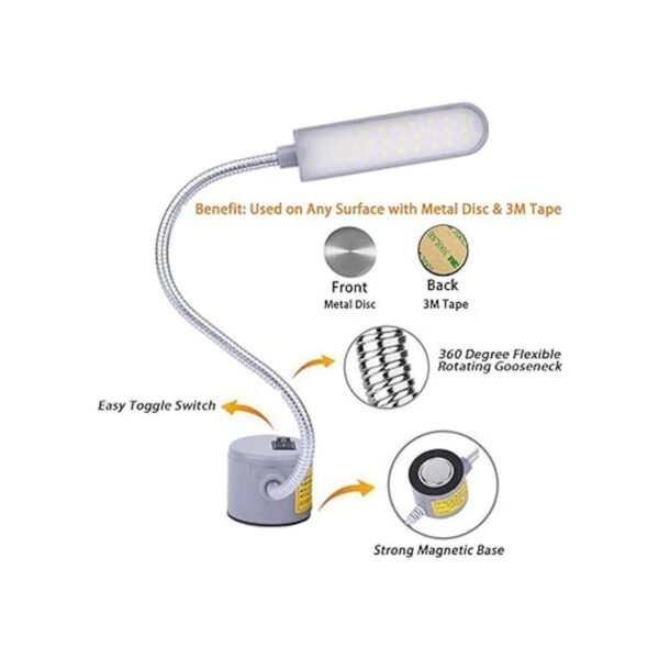 EVISWIY Luz LED para máquina de coser 6 W 2 unidades