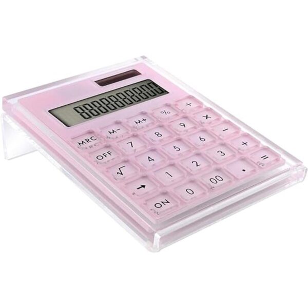 EXPUTRAN Calculadora acrílica con soporte batería y_1