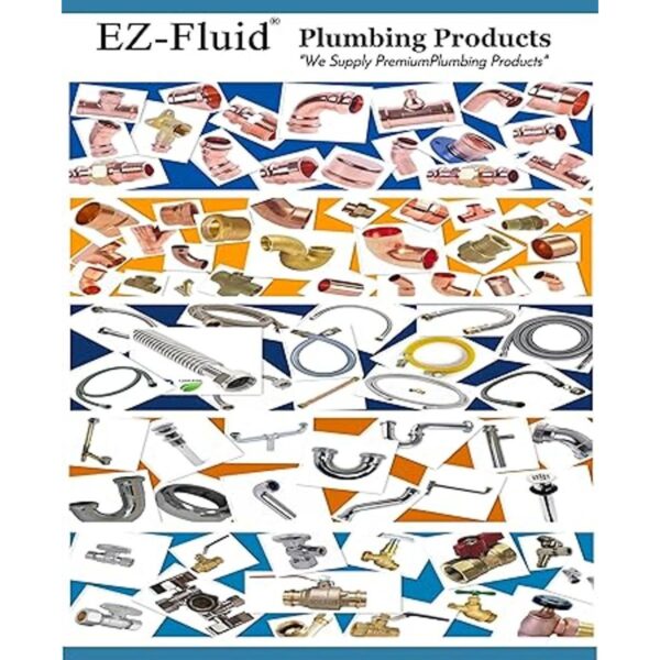EZFluid Acero inoxidable corrugado amarillo de 18