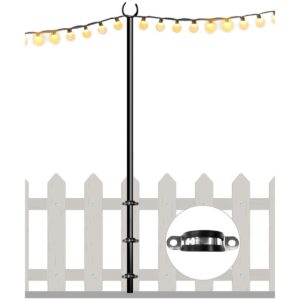 Eazielife Postes para tiras de luces de 10 pies para_1