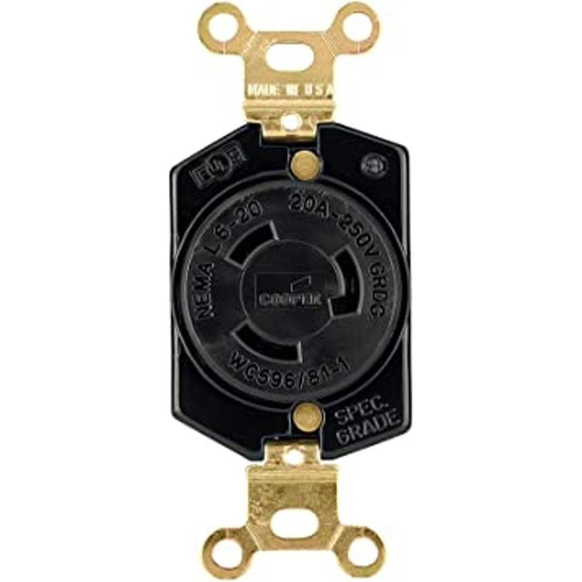 Eaton l620r 20Amp 250volt hartlock de grado industrial