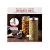 EatNeat Juego de 2 recipientes grandes de vidrio para_4