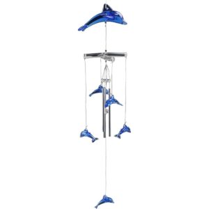 Ebros Campanilla de viento azul marino para natación con_1