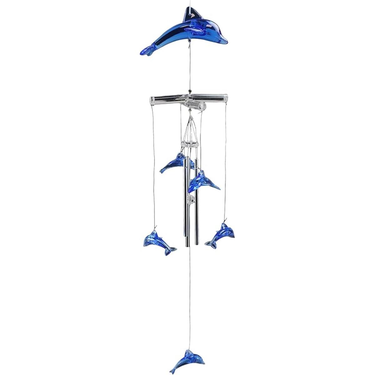 Ebros Campanilla de viento azul marino para natación con