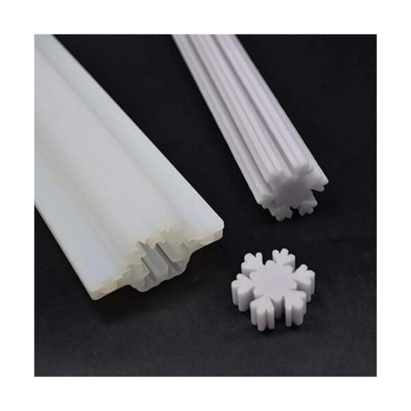 EchoDone Christmas Snowflake Tube Columna de silicona