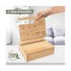 EcoLeafy Organizador de mesita de noche estación de_3