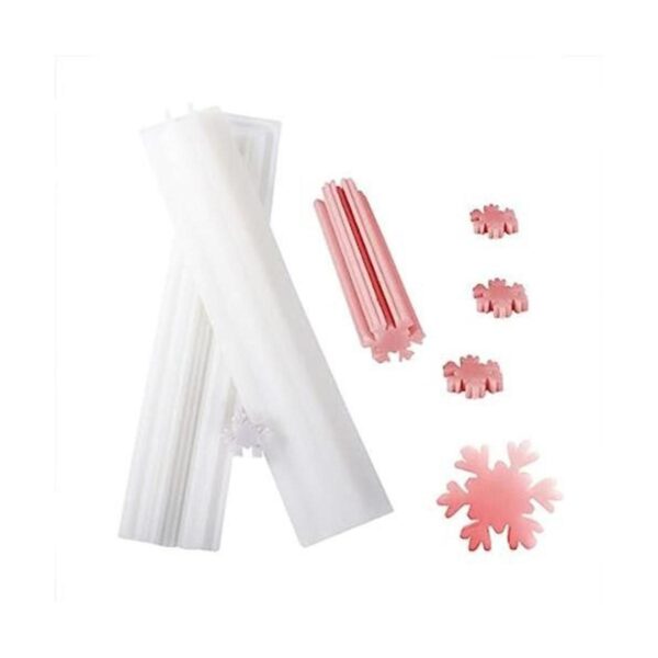EchoDone Christmas Snowflake Tube Columna de silicona