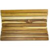 EcoDecors Alfombrilla de baño de teca 23 x 15 pulgadas_1