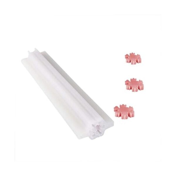 EchoDone Christmas Snowflake Tube Columna de silicona