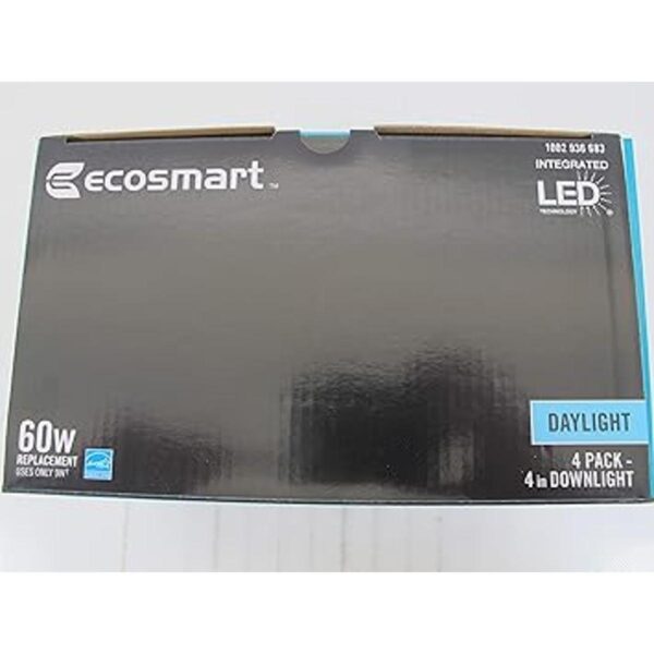 EcoSmart 4 pulgadas blanco integrado LED empotrable luz