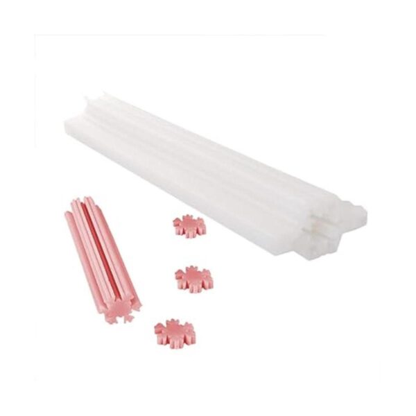 EchoDone Christmas Snowflake Tube Columna de silicona