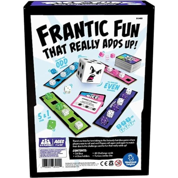 Educational Insights Dice of Fury Juego de dados de_6
