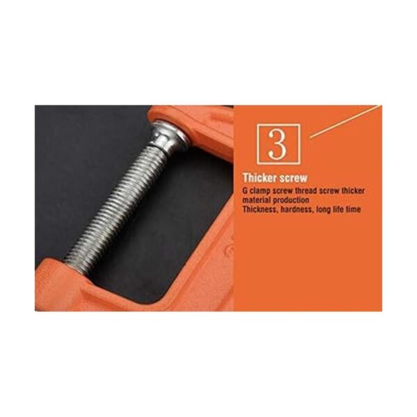 Edward Tools Abrazadera C de acero resistente de 8