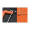 Edward Tools Abrazadera C de acero resistente de 8