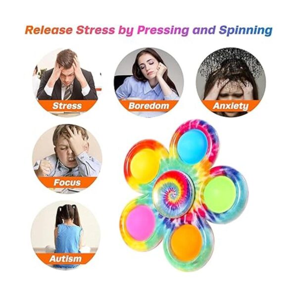 Effacera Juguetes para la ansiedad spinners a granel 4_5
