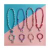 EleMirsa Juego de 4 collares de unicornio para niña y_2