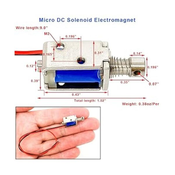 Electroimán de electroimán de 12 V CC de 12 V Mini_4