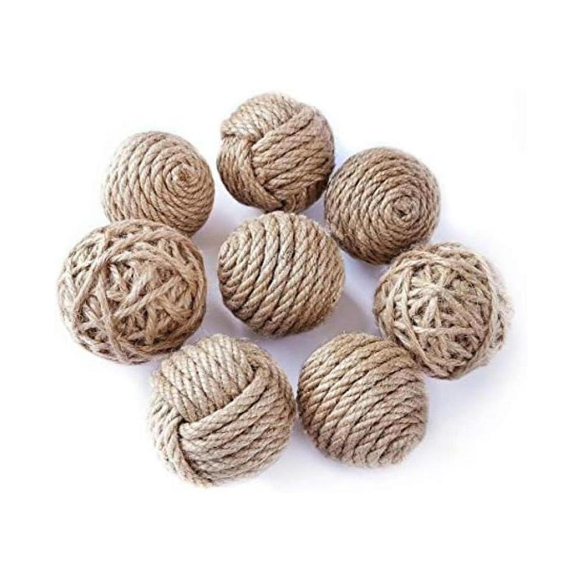 Elkpruu Orbs Juego de 8 bolas decorativas para cuencos