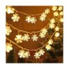 Elishine Cadena de luces de copo de nieve de 19 pies40_1