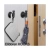 Elibbren Paquete de 2 ganchos de pared vintage para
