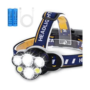 Elmchee 6 LED 8 modos 18650. Linterna frontal para_1
