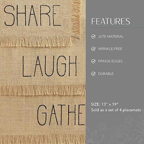Elrene Home Fashions Farmhouse Living Sentiments Manteles_3