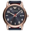 Emporio Armani Reloj clásico de acero inoxidable de 3