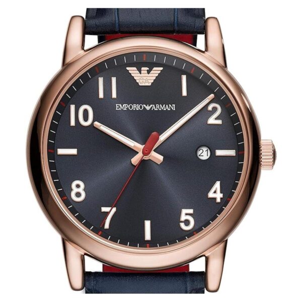 Emporio Armani Reloj clásico de acero inoxidable de 3