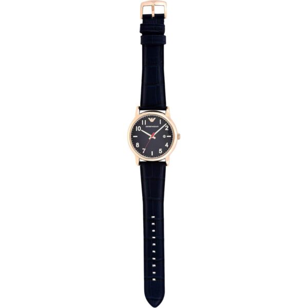 Emporio Armani Reloj clásico de acero inoxidable de 3