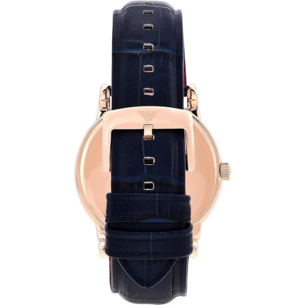 Emporio Armani Reloj clásico de acero inoxidable de 3