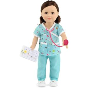 Emily Rose Ropa de muñeca de 18 pulgadas 6 piezas para