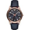 Emporio Armani Reloj clásico de acero inoxidable de 3