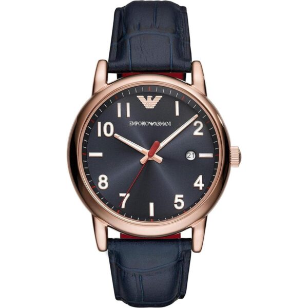 Emporio Armani Reloj clásico de acero inoxidable de 3
